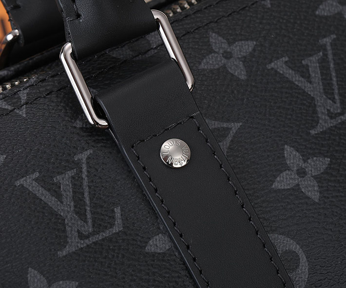 ルイヴィトン バッグ アウトレット 店舗 LouisVuitton キーポル・バンドリエール 35 ブラック M46655 ルイヴィトン ハンドバッグ 黒 - 画像 (5)