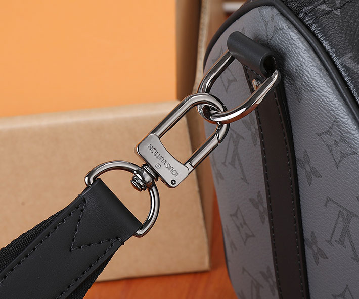 ルイヴィトン バッグ アウトレット 店舗 LouisVuitton キーポル・バンドリエール 35 ブラック M46655 ルイヴィトン ハンドバッグ 黒 - 画像 (4)
