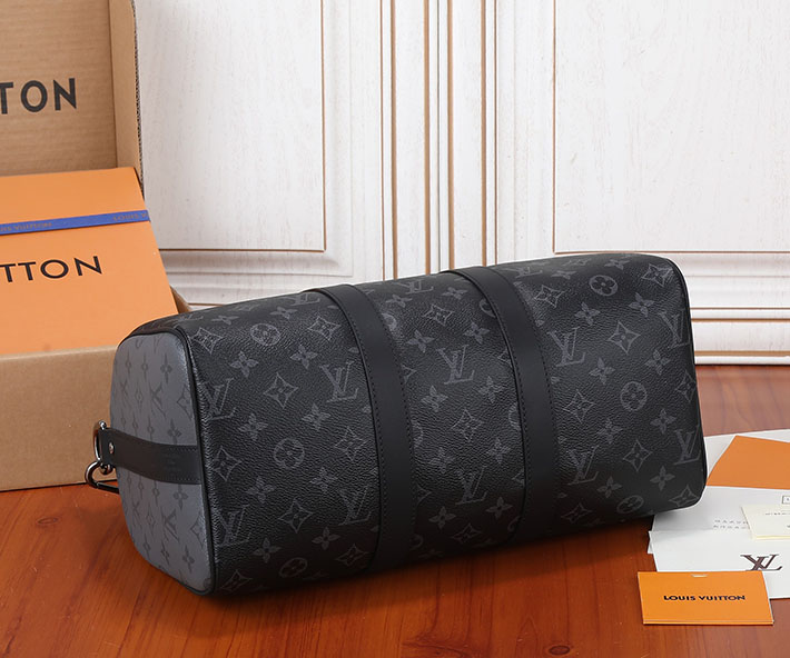 ルイヴィトン バッグ アウトレット 店舗 LouisVuitton キーポル・バンドリエール 35 ブラック M46655 ルイヴィトン ハンドバッグ 黒 - 画像 (3)