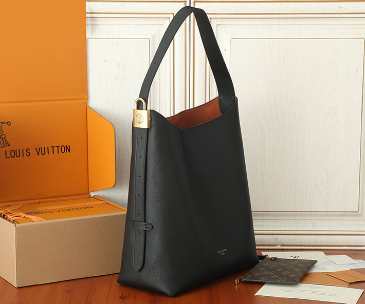 ルイヴィトン バッグ アウトレット 店舗 LouisVuitton ロウキー・ホーボー MM ノワール M24856 ルイヴィトン ロウキーホーボー 芸能人 - 画像 (9)